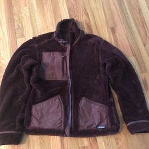 Winter fuzzy coat reversible